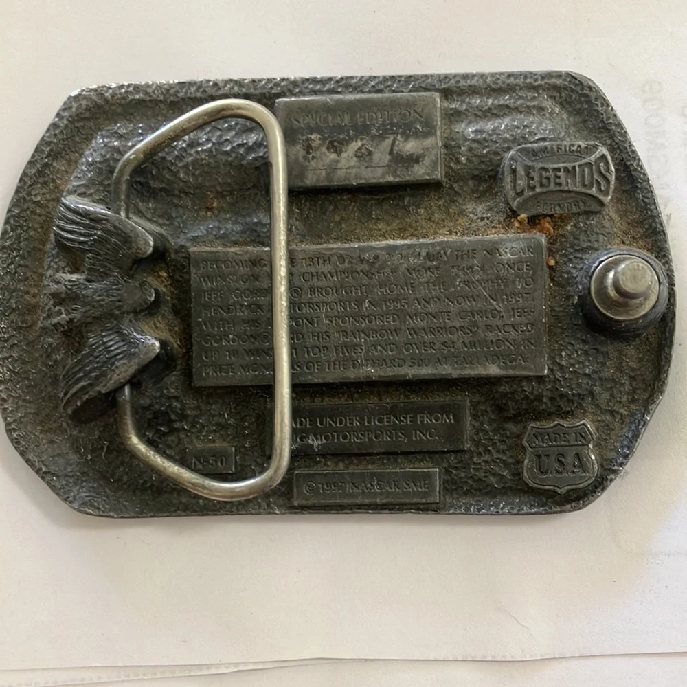 Jeff Gordon belt buckle